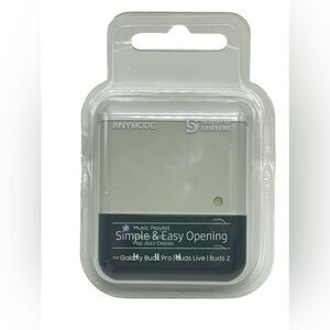 Samsung Z Flip 3 Cover Case for Galaxy Buds2 Buds Pro Live Cream New